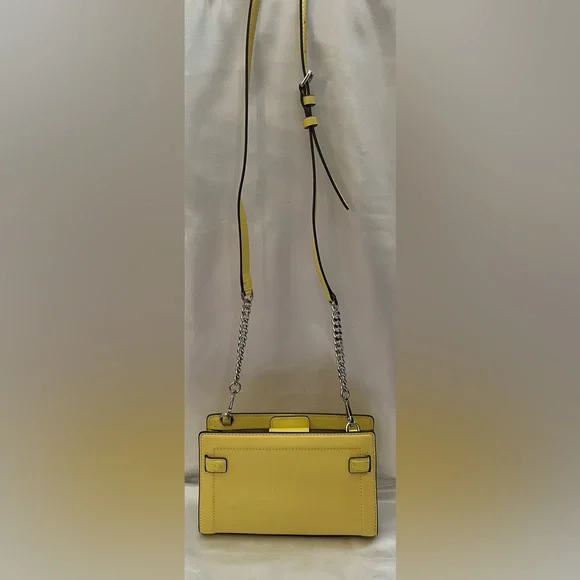Michael Kors Yellow Crossbody with silver hardware - Picture 3 of 14